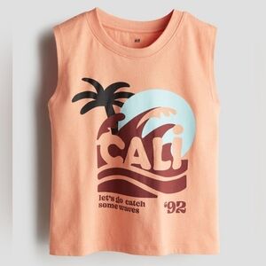 NWT H&M Sleeveless Graphic Top